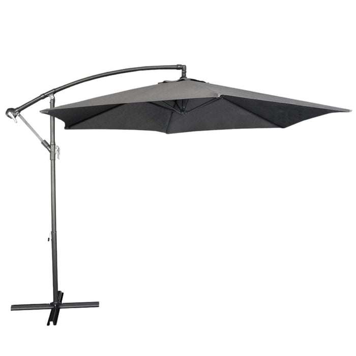 BluMill Zweefparasol in kleur grijs