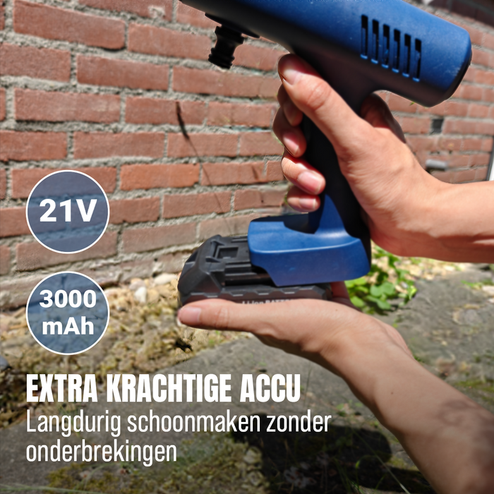 BluMill Hogedrukreiniger op Accu