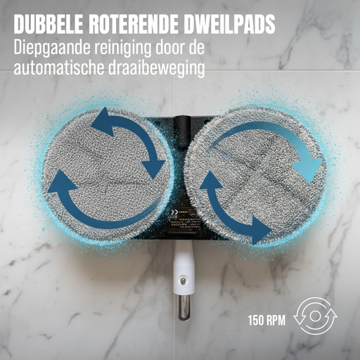 BluMill PowerMop™ – Snoerloze Spray Dweil