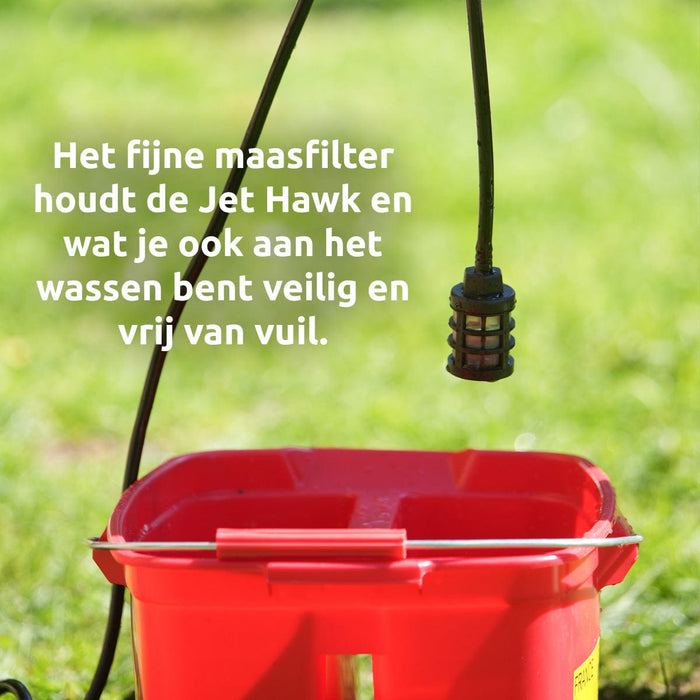 BluMill Jet Hawk met maasfilter tegen vuil