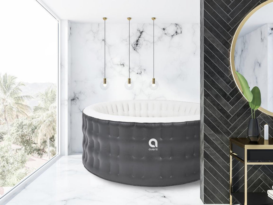 BluMill Spa Pool London in kleur antraciet en wit