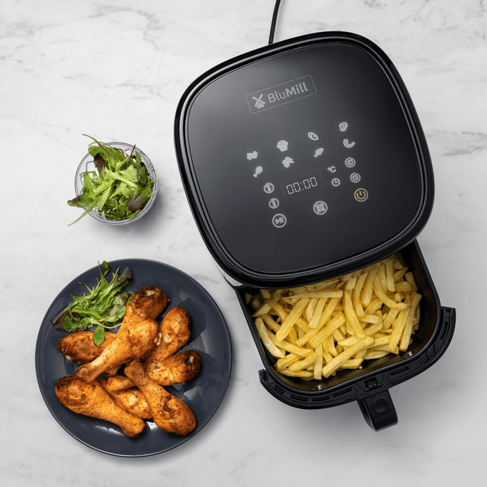 BluMill Digitale AirFryer met touchscreen