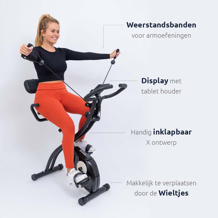 BluMill X-bike Hometrainer met rugleuning